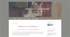 Desktop Screenshot of pensionlechatperche.com