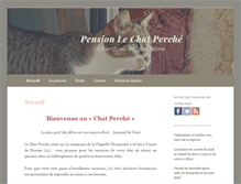 Tablet Screenshot of pensionlechatperche.com